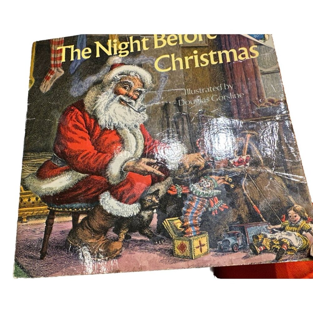 The Night Before Christmas Clement Moore & Douglas Gorsline PB VGC L1 Vtg